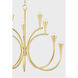 Aviana 10 Light 38 inch Aged Brass Chandelier Ceiling Light